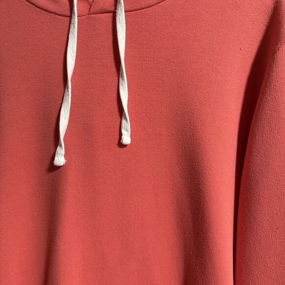 Onia Men Hooded Sweatshirt Kangaroo Pocket Casual Lounge Pink Medium - Picture 2 of 7